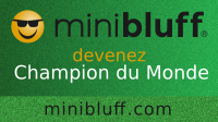 Marielaure joue au Minibluff